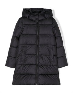 Стеганое пальто с капюшоном Kids, синий Save the duck