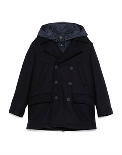 Двубортное пальто Kids, синий Fay