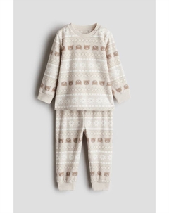 Флисовая пижама, бежевый H&m