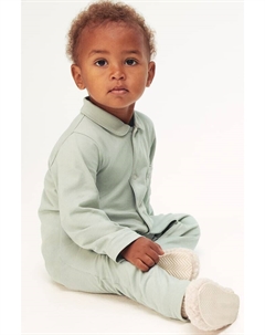 Пижама с воротником, зеленый H&m