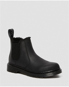 Ботинки челси на подкладке из искусственного меха Junior 2976 Leonore, цвет Black — Republic Waterproof Dr. martens
