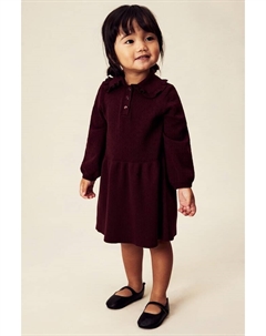 Хлопковое платье вязки "пуантелле", красный H&m