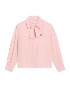Рубашка с логотипом Kids, розовый Dolce&gabbana