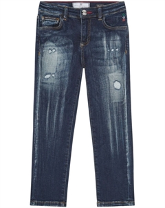 Джинсы Skull & Bones Junior, синий Philipp plein