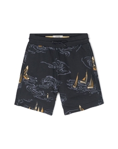 Спортивные шорты с графичным принтом, синий Scotch&soda