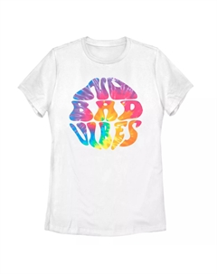 Детская футболка No Bad Vibes Bubble Tie Dye с надписью Unbranded