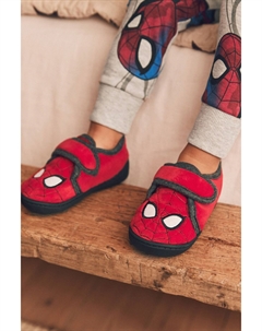 Тапочки детские Cupsole с сенсорной застежкой "Человек-паук", красный Next