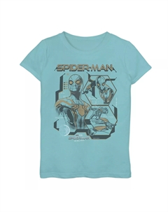 Футболка с рисунком «Человек-паук: нет дороги домой» для девочек 7–16 лет, подарок Тони Marvel