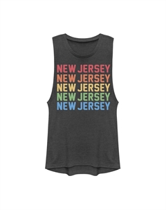 Майка для мышц с рисунком New Jersey Stack для юниоров Unbranded