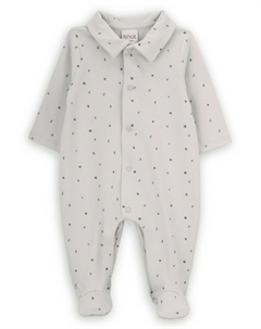 Пижама с рисунком в горошек, белый Knot