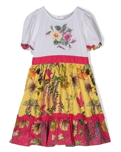 Ярусное платье с цветочным принтом, желтый Patachou