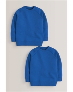 Школьный свитер с круглым вырезом, синий Next