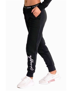 Черные спортивные штаны с надписью, черный Pineapple