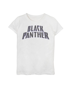 Футболка с логотипом фильма «Чёрная пантера» для девочек 7–16 лет Marvel