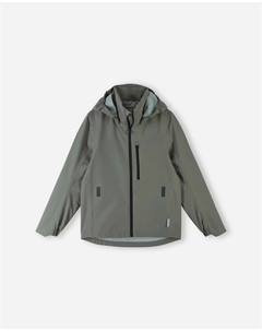 Детская непромокаемая куртка-ракушка Suojala, цвет Greyish Green Reima