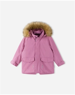 Непромокаемая зимняя парка для малышей Mutka, цвет Mauve Pink Reima