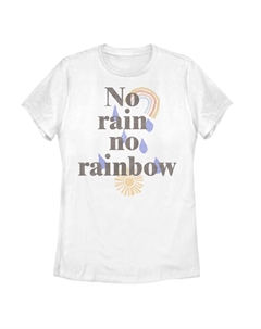 Футболка с рисунком «No Rain No Rainbow» для юниоров Unbranded