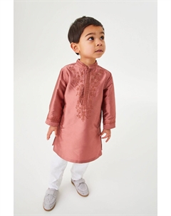 Вышитая туника для мальчика, розовый Next