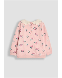 Толстовка BERRY BRODERIE COLLAR REGULAR FIT, розовый Jojo maman bébé