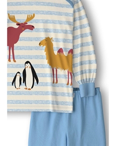 Пижамный комплект ANIMALS BÜNDCHEN SET , синий Calida