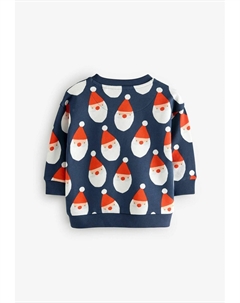 Толстовка CHRISTMAS CREW NECK REGULAR FIT, синий Next