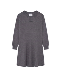 Платье-джемпер, темно-серый Pepe jeans