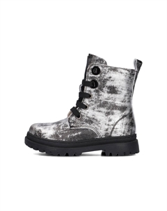 Ботильоны на шнуровке, серебристый Shoesme