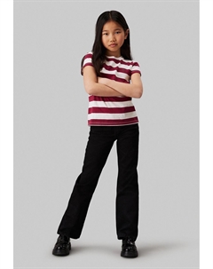 Футболка с принтом 2 PACK STRIPE  Jeans, белый Calvin klein