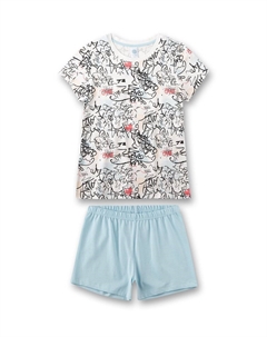 Пижамный комплект, кремовый Sanetta