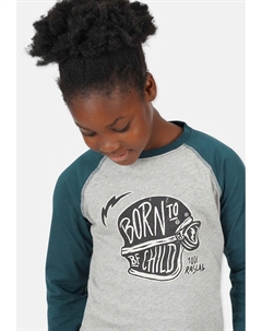 Топ с длинными рукавами HELMET RAGLAN, зеленый Band of rascals