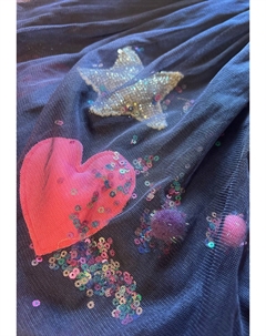 Юбка А-силуэта DRILEY, темно-синий Danamade