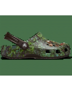 Классические сабо с ошибками для малышей, кофейный/мультиколор Crocs