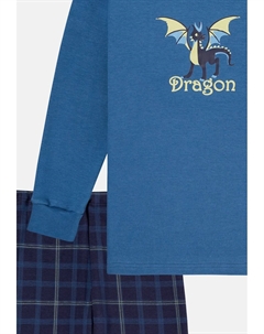 Пижама SET, синий Schiesser