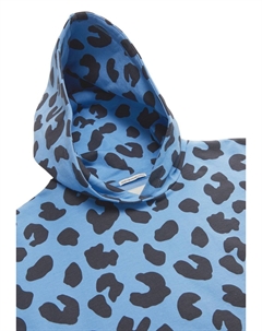 Толстовка с капюшоном CROPPED, синий Tom tailor