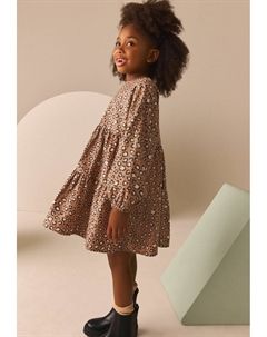 Дневное платье, коричневый Next