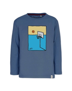 Топ с длинными рукавами LONGSLEEVES COURT, синий Band of rascals