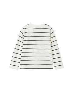 Топ с длинными рукавами GESTREIFTES, кремовый Tom tailor