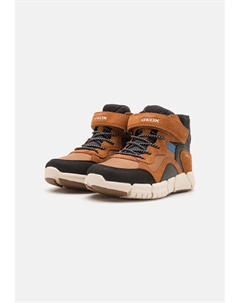 Ботильоны на шнуровке FLEXYPER BOY ABX, светло-коричневый Geox