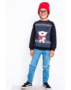 Свитер с рукавами реглан, красный Familysta