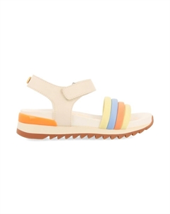 Сандалии из экокожи и текстиля, оранжевый Gioseppo