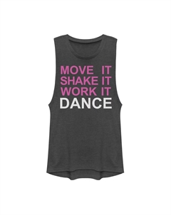 Юниорская футболка Move It Shake It Work It Dance Muscle Unbranded