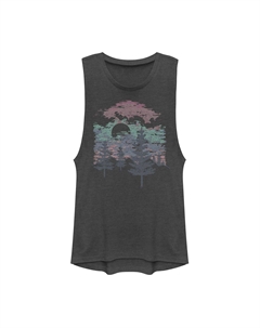 Разноцветная футболка с рисунком Great Mountains для юниоров и мышцами с рисунком Unbranded