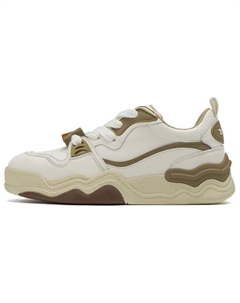 Кеды, скейтборд обувь женская низкая Off-white Apricot Aokang