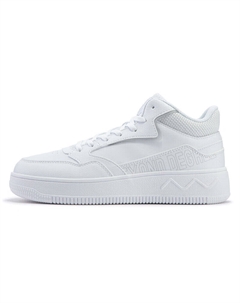 Кеды, скейтборд обувь женская высокая 361 градус белый/фотон серый