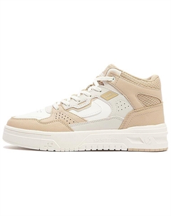 Кеды, скейтборд обувь женская высокая цвет абрикосовый чай / овсяное молоко, цвет Apricot tea color / Oat milk 361