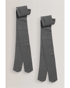 Комплект из 2 пар школьных колготок плотностью 40 ден, серый Next