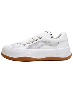 Кеды, скейтборд обувь женская низкая белый Mulinsen