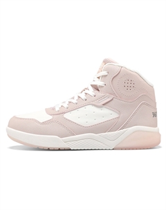 Кеды, скейтборд обувь женская высокая Fresh розовый/перо белый 361