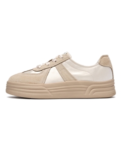 Кеды, скейтборд обувь женская низкая бежевая C°banner