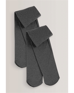 Комплект из 2 пар школьных колготок плотностью 80 ден, серый Next